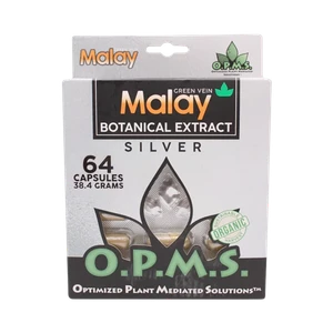 Green Vein Malay OPMS Silver Blister Capsules