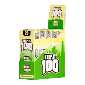 5 pack of Dew Drop Keep It 100 Zeltu X3 Pod 20 for wholesale
