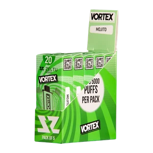 5 pack of Mojito Vortex Zeltu X3 Pod 20 for wholesale