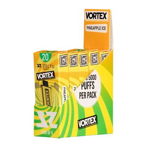5 pack of Pineapple Ice Vortex Zeltu X3 Pod 20 for wholesale
