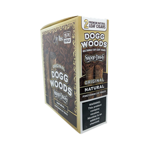 Dogg Woods Natural Leaf Cigars (Natural)- Master case for Wholesale