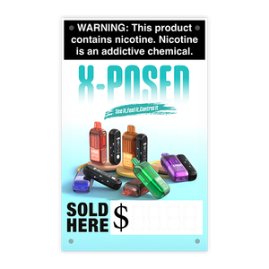 X-Posed 35K Vinyl Banner