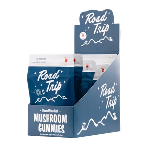 10 Pack Sunset Punch ROAD TRIP Mushroom Gummies 8ct For Wholesale