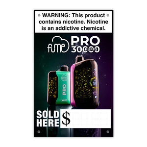 FUME PRO 30K Vinyl Banner