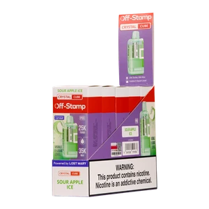 Sour Apple Ice Off Stamp X-Cube Vapes Crystal for Wholesale