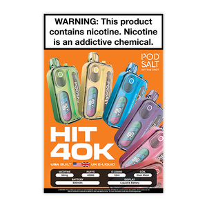 POD SALT HIT 40K Poster