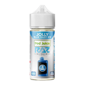 Jolly Blue Razz Ice RAZ X POD 100ml for Wholesale