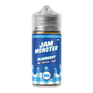 Blueberry MONSTER LABS Jam Monster ZERO Nicotine 100ml for Wholesale