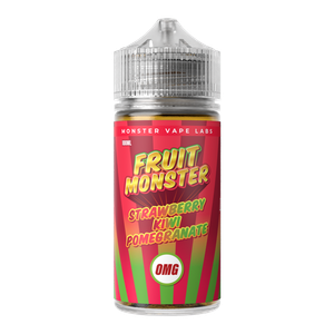 Strawberry Kiwi Pomegranate MONSTER LABS Fruit Monster ZERO Nicotine 100ml for Wholesale
