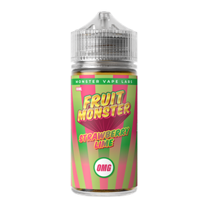 Strawberry Lime MONSTER LABS Fruit Monster ZERO Nicotine 100ml for Wholesale