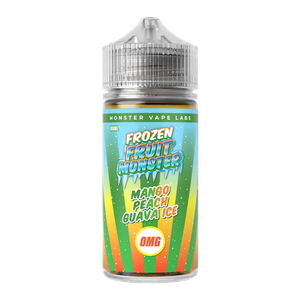 Mango Peach Guava Ice MONSTER LABS Frozen Fruit Monster ZERO Nicotine 100ml for Wholesale