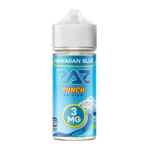 Hawaiian Blue RAZ X POD JUICE 100ml PUNCH EDITION for Wholesale