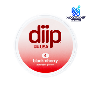 4 Black Cherry DIIP Reset Nixodine Pouches