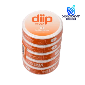 5 pack of 4 Butterbrew DIIP Reset Nixodine Pouches for Wholesale