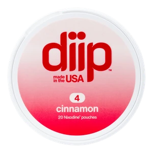 4 Cinnamon DIIP Reset Nixodine Pouches for Wholesale