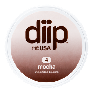 4 Mocha DIIP Reset Nixodine Pouches for Wholesale