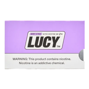 Berry Citrus LUCY Nicotine Gum 2mg for Wholesale