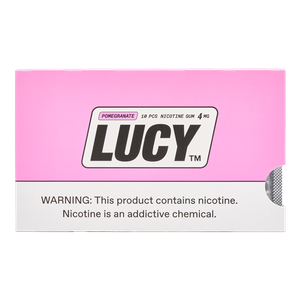 Pomegranate LUCY Nicotine Gum 4mg for Wholesale