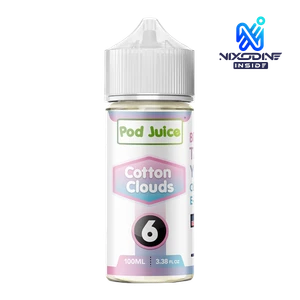 Cotton Clouds POD JUICE Nixodine 100ml 6 for Wholesale