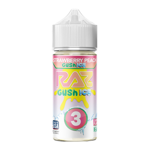 Strawberry Peach Gush RAZ X POD JUICE Nixodine 100ml 3 for Wholesale