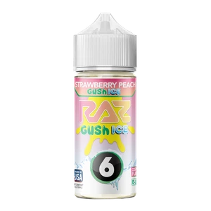 Strawberry Peach Gush RAZ X POD JUICE Nixodine 100ml 6 for Wholesale