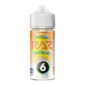 Tropical Gush Ice RAZ X POD JUICE  Nixodine 100ml GUSH ICE 6 for Wholesale