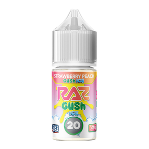 Strawberry Peach Gush Nixodine 30ml RAZ X POD JUICE 20 for Wholesale