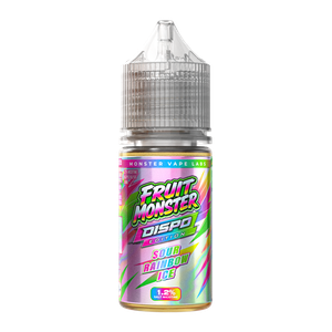 Sour Rainbow Ice Fruit Monster Salts (Dispo Edition) 1.2% for Wholesale