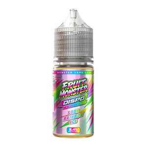 Sour Rainbow Ice Fruit Monster Salts (Dispo Edition) 2.4% for Wholesale