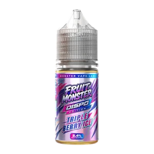 Triple Berry Ice Fruit Monster Salts (Dispo Edition) 2.4% for Wholesale