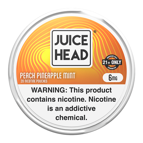 Peach Pineapple Mint Juice Head Nicotine Pouch 6mg for wholesale