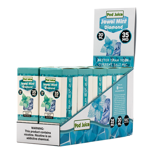 Browse the Jewel Mint Diamond flavor by Pod Juice, available online at low wholesale prices