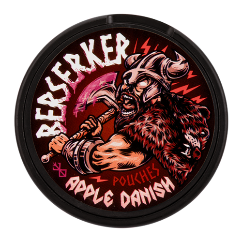 Apple Danish Berserker Caffeine Pouch Can