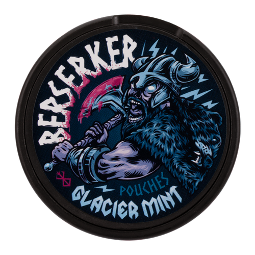 Glacier Mint BERSERKER Caffeine Pouch Can