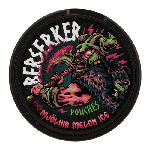 Mjolnir Melon Ice BERSERKER Caffeine Pouches