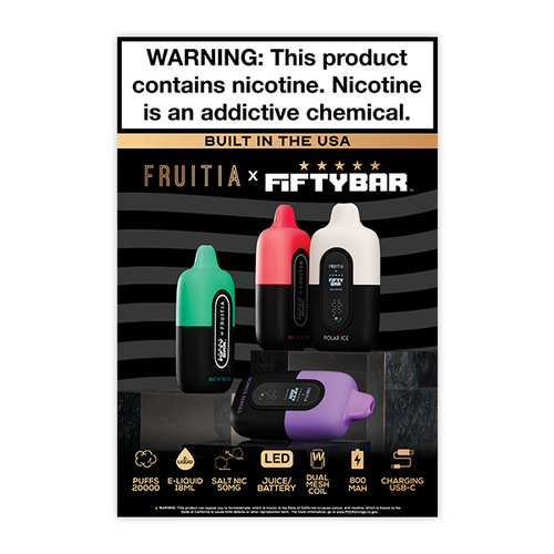 FRUITIA X FIFTY BAR Poster