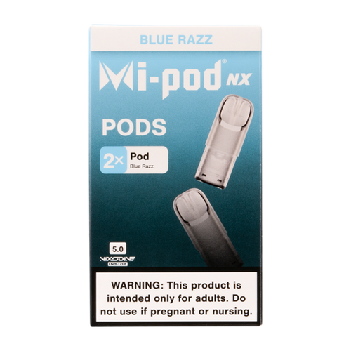 Blue Razz MI-POD NX 2pk Pods for Wholesale