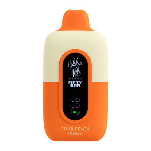 Sour Peach Ringz HIDDEN HILLS X Fifty Bar 20k for Wholesale