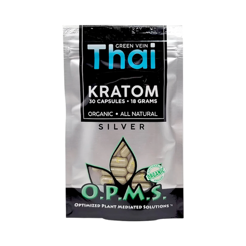 Green Vein Thai OPMS Silver Capsules