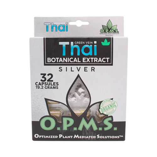 Green Vein Thai OPMS Silver Blister Capsules
