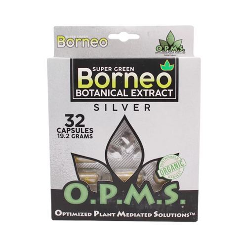 Super Green Borneo OPMS Silver Blister Capsules