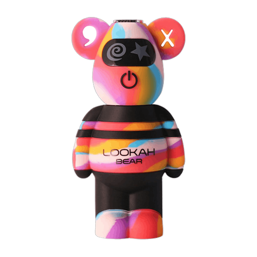 Rainbow Tie Dye LOOKAH Bear Vaporizer Battery