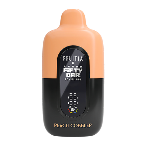 Peach Cobbler FRUITIA X Fifty Bar 20K