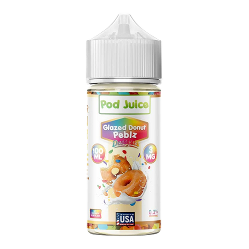 Glazed Donut Pebz POD JUICE 100ml for Wholesale