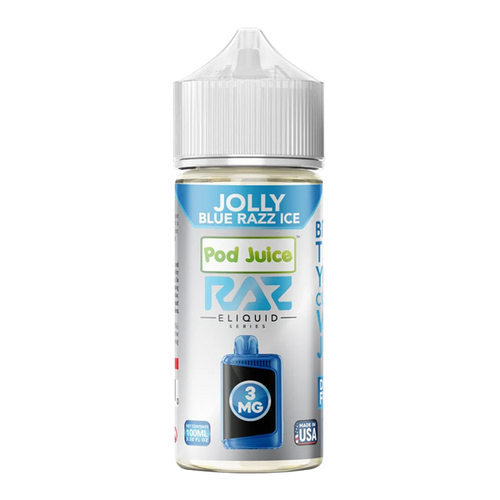 Jolly Blue Razz Ice RAZ X POD 100ml for Wholesale