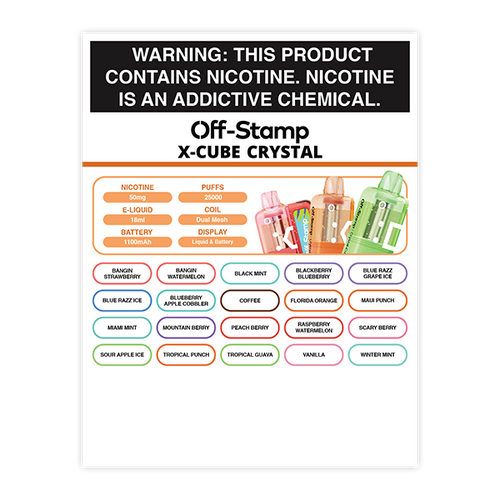 OFF STAMP X-Cube CRYSTAL Lamination
