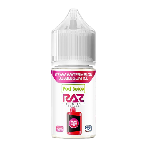 Straw Watermelon Bubblegum Ice RAZ X Pod Juice 30mL