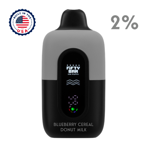 Blueberry Cereal Donut Milk Fifty Bar 20K Silver Series (20mg) for Wholesale