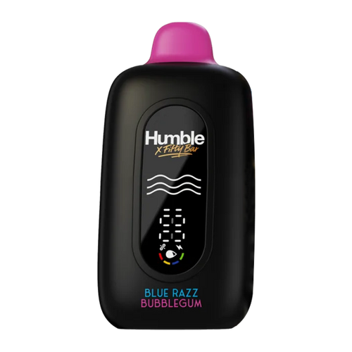 Blue Razz Bubble Gum HUMBLE X Fifty Bar 20K for Wholesale