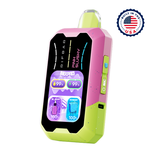Pink Slushy RIFBAR MIXPRO USA ICE for Wholesale
